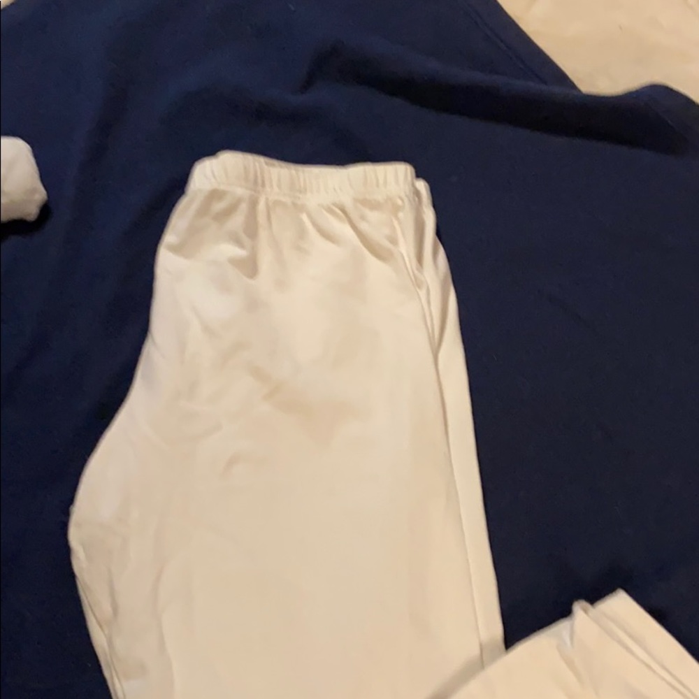 White leggings